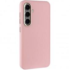TPU чохол Bonbon Metal Style для Samsung Galaxy S24 Рожевий / Light pink