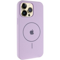 Чохол Silicone Case Full Protective (AA) V2 with MagSafe для Apple iPhone 14 Pro Max (6.7") Бузковий / Lilac