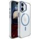 Чохол TPU Space Case Apex with MagSafe для Apple iPhone 16 (6.1") Navy Blue