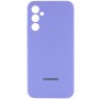 Чохол Silicone Cover Lakshmi Full Camera (AAA) with Logo для Samsung Galaxy A34 5G Бузковий / Dasheen