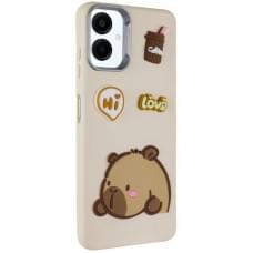 Чохол TPU Leather Toys для Samsung Galaxy A06 Capybara / Sand