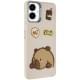 Чохол TPU Leather Toys для Samsung Galaxy A06 Capybara / Sand