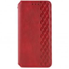 Шкіряний чохол-книжка GETMAN Cubic (PU) для Apple iPhone XR (6.1") Червоний