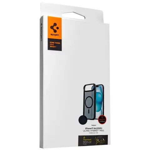 Чохол SGP Ultra Hybrid Mag для Apple iPhone 17 Air (6.5") Чорний