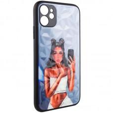 TPU+PC чохол Prisma Ladies для Apple iPhone 11 (6.1") Black in White
