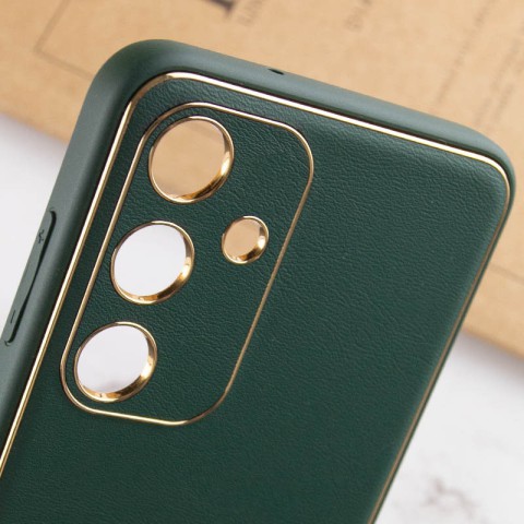 Шкіряний чохол Xshield для Samsung Galaxy S24+ Зелений / Army Green