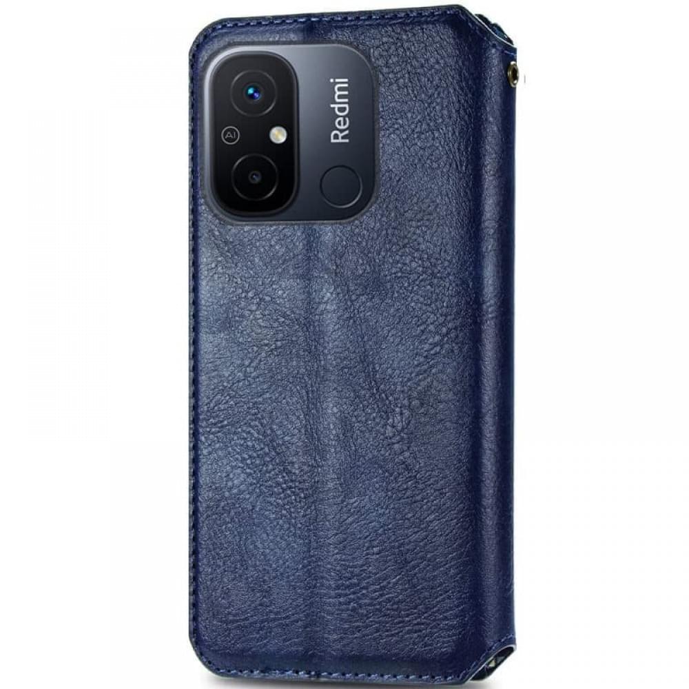 Кожаный чехол-книжка GETMAN Cubic (PU) для Xiaomi Redmi 12C