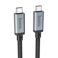Дата кабель Hoco US05 Type-C to Type-C 100W USB4 40Gbps (1m) Black