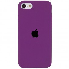 Чохол Silicone Case Full Protective (AA) для Apple iPhone SE (2020) / 7 / 8 (4.7") Фіолетовий / Grape