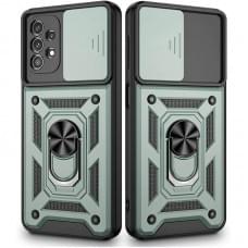 Чохол Ummi Camshield Serge Ring для Samsung Galaxy A73 5G Зелений