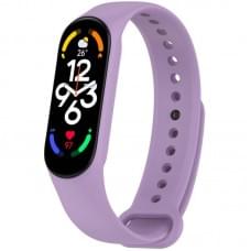 Силіконовий ремінець для Xiaomi Mi Band 7/6/5 Бузковий / Elegant Purple