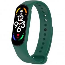 Силіконовий ремінець для Xiaomi Mi Band 7/6/5 Зелений / Pine Needle