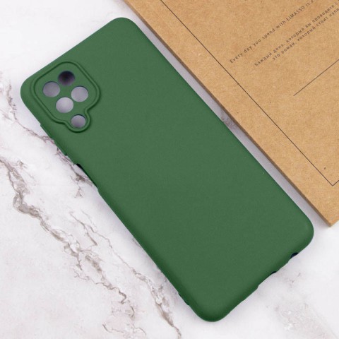 Чохол Silicone Cover Lakshmi Full Camera (A) для Samsung Galaxy M33 5G Зелений / Dark green