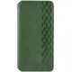 Шкіряний чохол-книжка GETMAN Cubic (PU) для Samsung Galaxy M35 5G Зелений