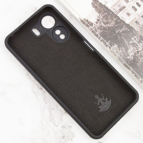 Чохол Silicone Cover Lakshmi Full Camera (AA) для Oppo A60 4G Чорний / Black