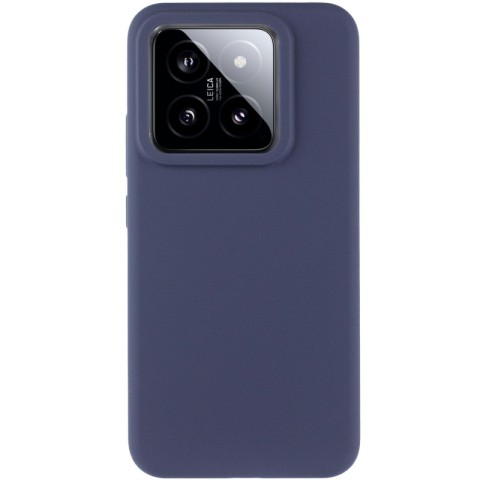 Чохол Silicone Cover Lakshmi (AAA) для Xiaomi 14 Pro Темно-синій / Midnight blue