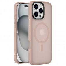 TPU+PC чохол Metal Buttons with MagSafe Colorful для Apple iPhone 16 Pro Max (6.9") Золотий