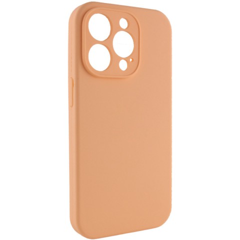 Чохол Silicone Case Full Camera Protective (AA) NO LOGO для Apple iPhone 15 Pro Max (6.7") Помаранчевий / Cantaloupe