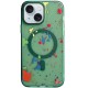 Чохол TPU+PC Flush with MagSafe для Apple iPhone 14 (6.1") Dark green