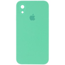 Чохол Silicone Case Square Full Camera Protective (AA) для Apple iPhone XR (6.1") Зелений / Spearmint