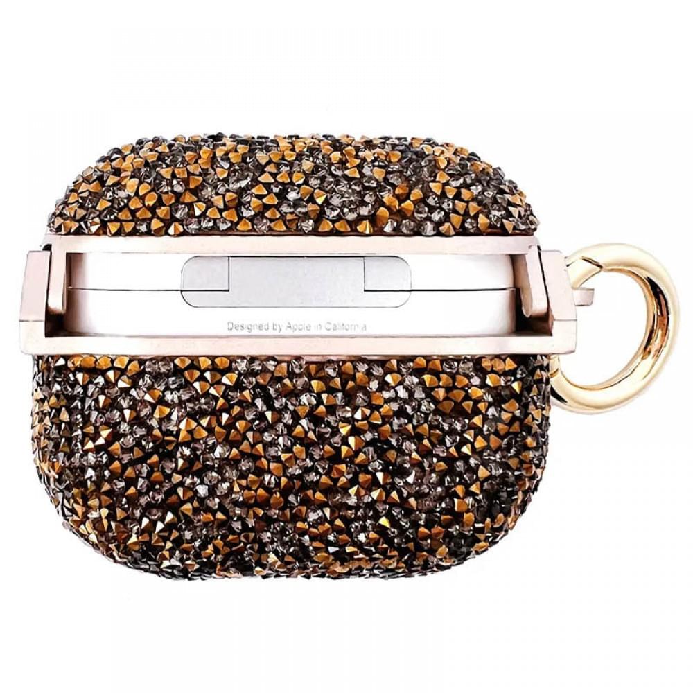 TPU чохол Bling World Rock Diamond для навушників AirPods Pro / Airpods Pro 2 Золотий