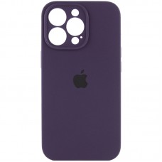 Чохол Silicone Case Full Camera Protective (AA) для Apple iPhone 16 Pro (6.3") Фіолетовий / Elderberry