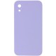 Silicone Case Square Full Camera Protective (AA) NOLOGO для Apple iPhone XR (6.1") Бузковий / Dasheen