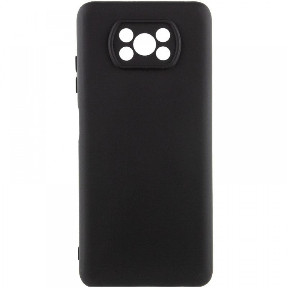 Чохол Silicone Cover Ummi Lakshmi Full Camera (AA) для Xiaomi Poco X3 NFC / Poco X3 Pro Чорний / Black
