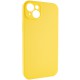 Чохол Silicone Case Full Camera Protective (AA) NO LOGO для Apple iPhone 13 (6.1") Жовтий / Yellow
