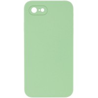 Чохол Silicone Case Square Full Camera Protective (AA) NOLOGO для Apple iPhone 7/8/SE (2020) (4.7") М'ятний / Mint