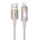 Дата кабель Hoco U144 New USB to Lightning 2.4A (1.2m) Gold