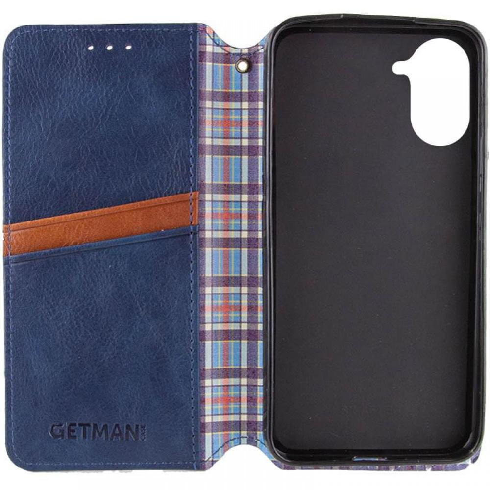 Шкіряний чохол-книжка GETMAN Cubic (PU) для Xiaomi Redmi A5 (Europe version) Синій