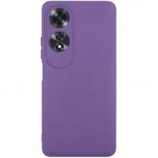Чохол TPU GETMAN Liquid Silk Full Camera для Oppo A60 4G Фіолетовий / Amethyst