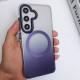 Чохол TPU+PC Phantom with MagSafe для Samsung Galaxy S25 Purple