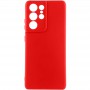 Чохол Silicone Cover Lakshmi Full Camera (AA) для Samsung Galaxy S21 Ultra Червоний / Red