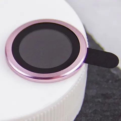 Захисне скло Metal Classic на камеру (у упак.) для Apple iPhone 15 (6.1") / 15 Plus (6.7") Рожевий / Pink