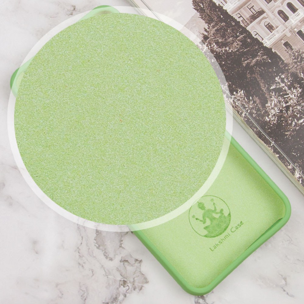 Чохол Silicone Cover Lakshmi Full Camera (AA) для Xiaomi Redmi 13 4G / Poco M6 4G Зелений / Pistachio