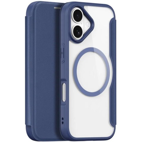 Чохол-книжка Dux Ducis Skin X Pro with MagSafe для Apple iPhone 17 (6.3") Blue