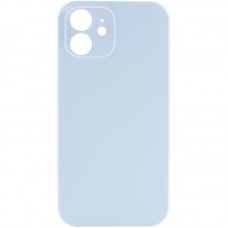 Чохол Silicone Case Full Camera Protective (AA) NO LOGO для Apple iPhone 12 (6.1") Блакитний / Sweet Blue