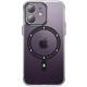 Чохол TPU+PC Colorful with MagSafe для Apple iPhone 12 (6.1") Black