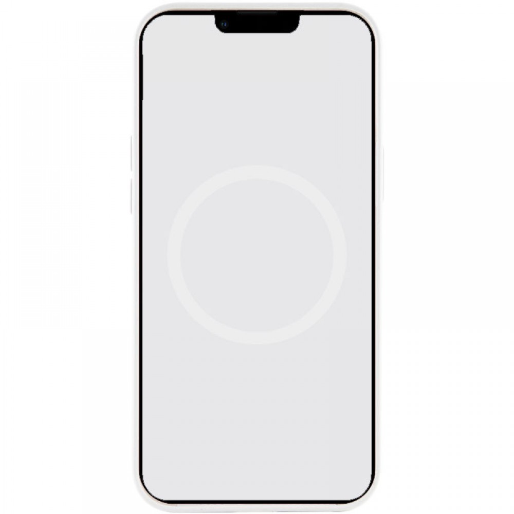 Чохол Silicone case (AAA) with Magsafe and Animation для Apple iPhone 12 Pro / 12 (6.1") Білий / White