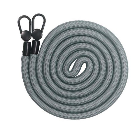 Чохол TPU Transparent with Straps для Apple iPhone 12 Pro Max (6.7") Fog