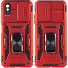 Ударостійкий чохол Camshield Army Ring для Xiaomi Redmi 9A Червоний / Red
