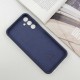 Чохол Silicone Cover Lakshmi Full Camera (AAA) with Logo для Samsung Galaxy S25 Темно-синій / Midnight blue