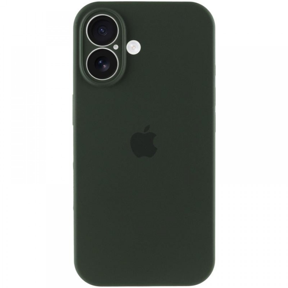 Чохол Silicone Case Full Camera Protective (AA) для Apple iPhone 17 (6.3") Зелений / Cyprus Green