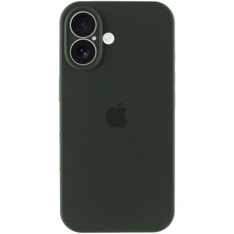 Чохол Silicone Case Full Camera Protective (AA) для Apple iPhone 17 (6.3") Зелений / Cyprus Green