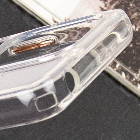 Чохол TPU+PC Clear 2.0 mm metal buttons для Xiaomi Poco M6 Pro 5G Прозорий