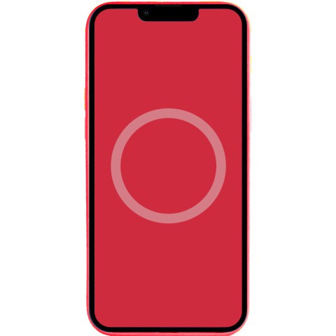 Чохол Silicone case (AAA) with Magsafe and Animation для Apple iPhone 14 (6.1") Червоний / Red