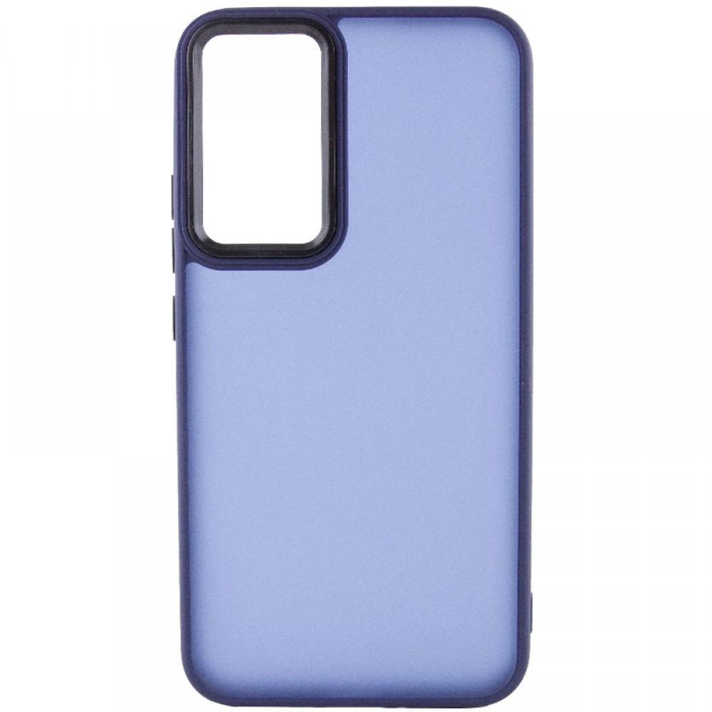 Чохол TPU+PC Lyon Frosted для Samsung Galaxy A52 4G / A52 5G / A52s Navy Blue