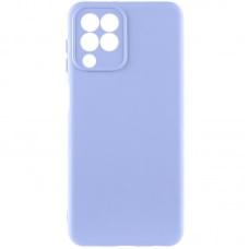 Чохол TPU GETMAN Liquid Silk Full Camera для Samsung Galaxy M33 5G Бузковий / Light purple